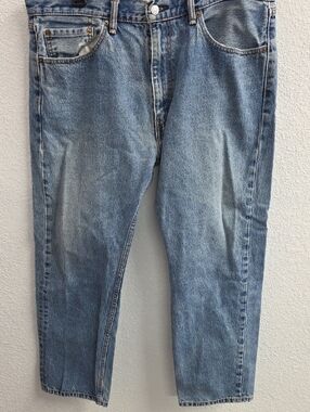 Levi's Mens 505 Blue Light Faded Straight Leg Denim Jeans 38 x 29